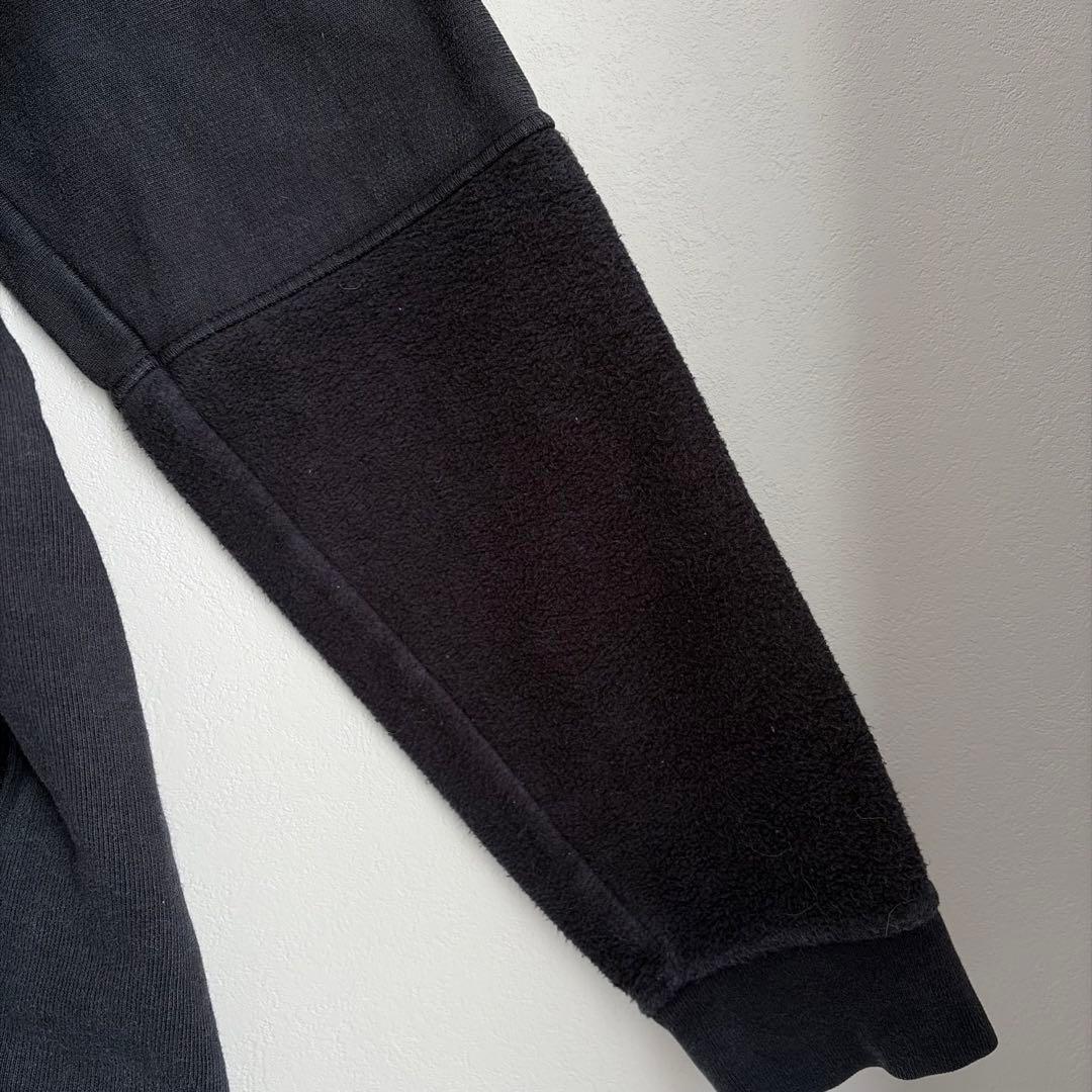 【美品✨Lサイズ】ストーンアイランド　トレーナー　ドッキング　黒　真贋済み