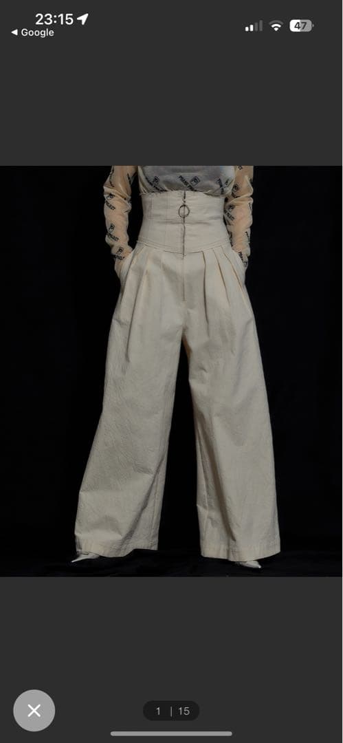 プランクプロジェクト　ワッシャーリップストップワイドパンツ