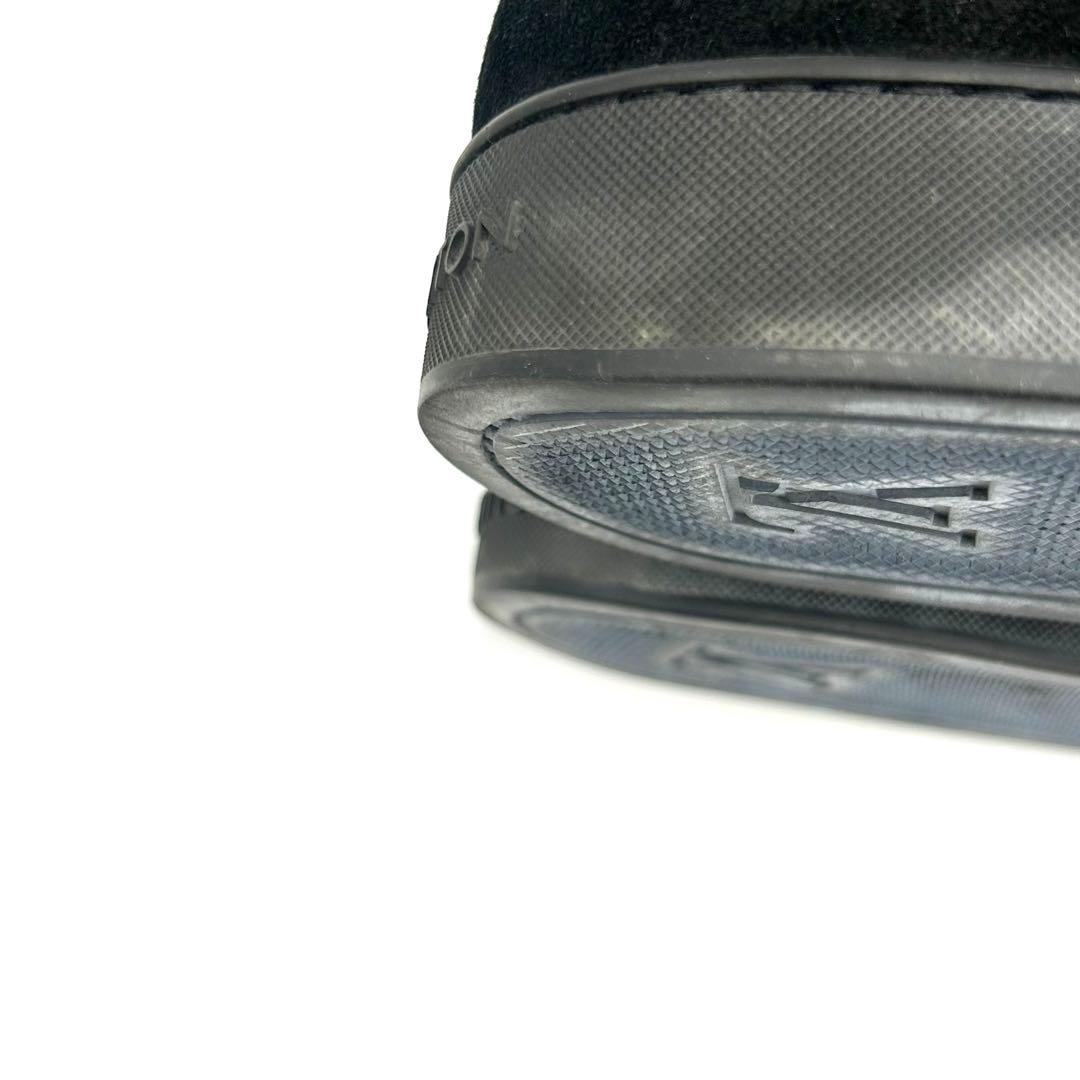 LOUIS VUITTON ルイヴィトン ムートンブーツ スエード ベルト LV