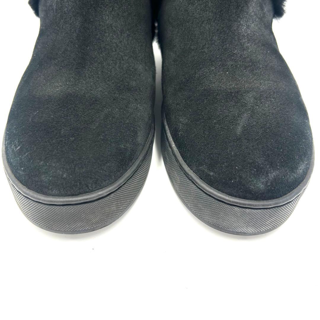 LOUIS VUITTON ルイヴィトン ムートンブーツ スエード ベルト LV