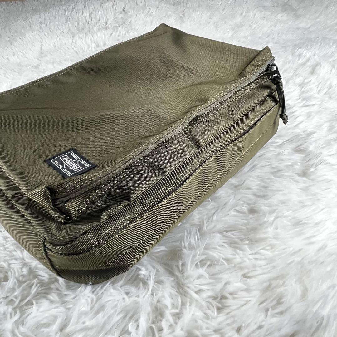 ✨極美品✨ PORTER UNIT スリングショルダーバッグ　カーキ