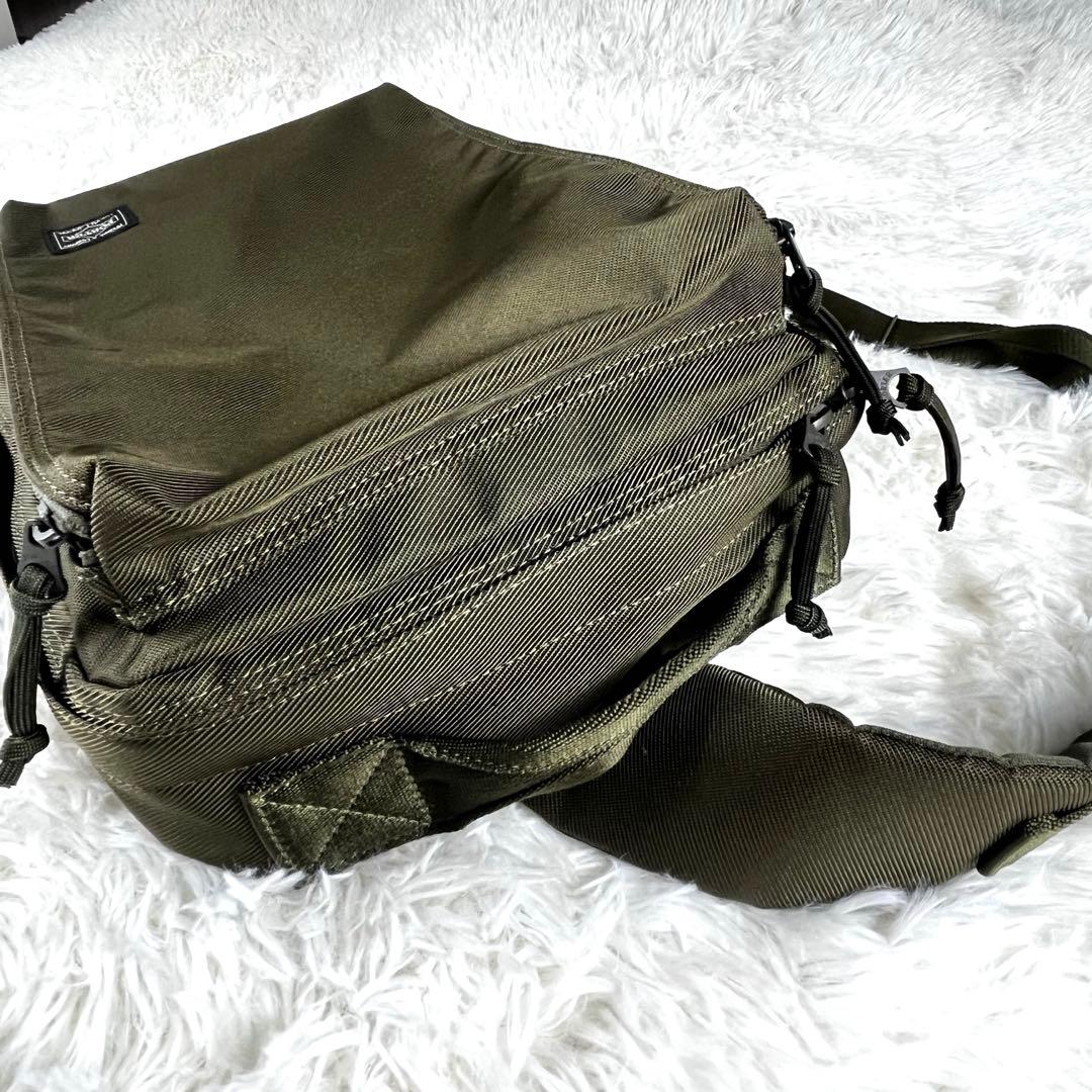 ✨極美品✨ PORTER UNIT スリングショルダーバッグ　カーキ