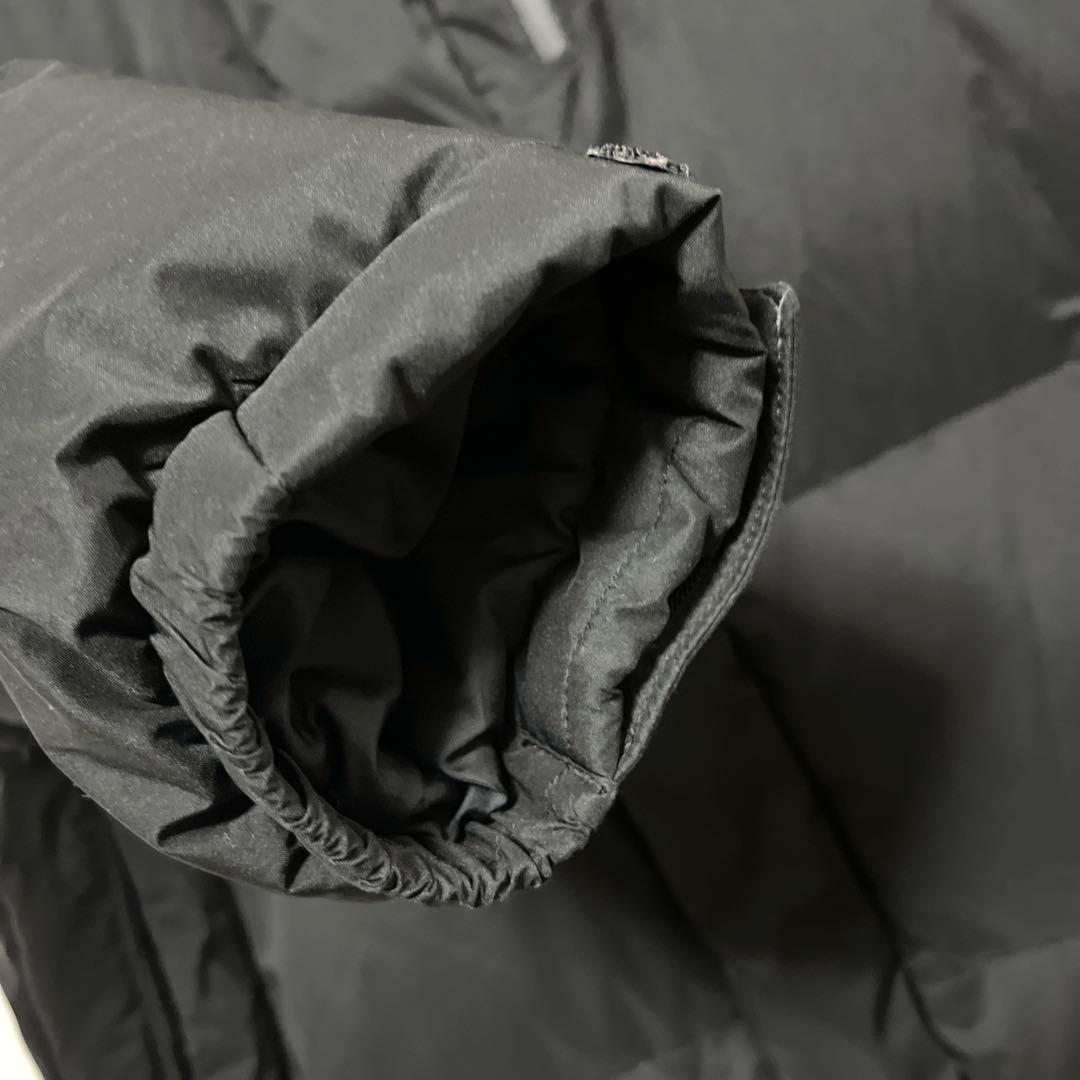 ノースフェイス ロングダウンジャケット メンズXL ブラック ベンチコート