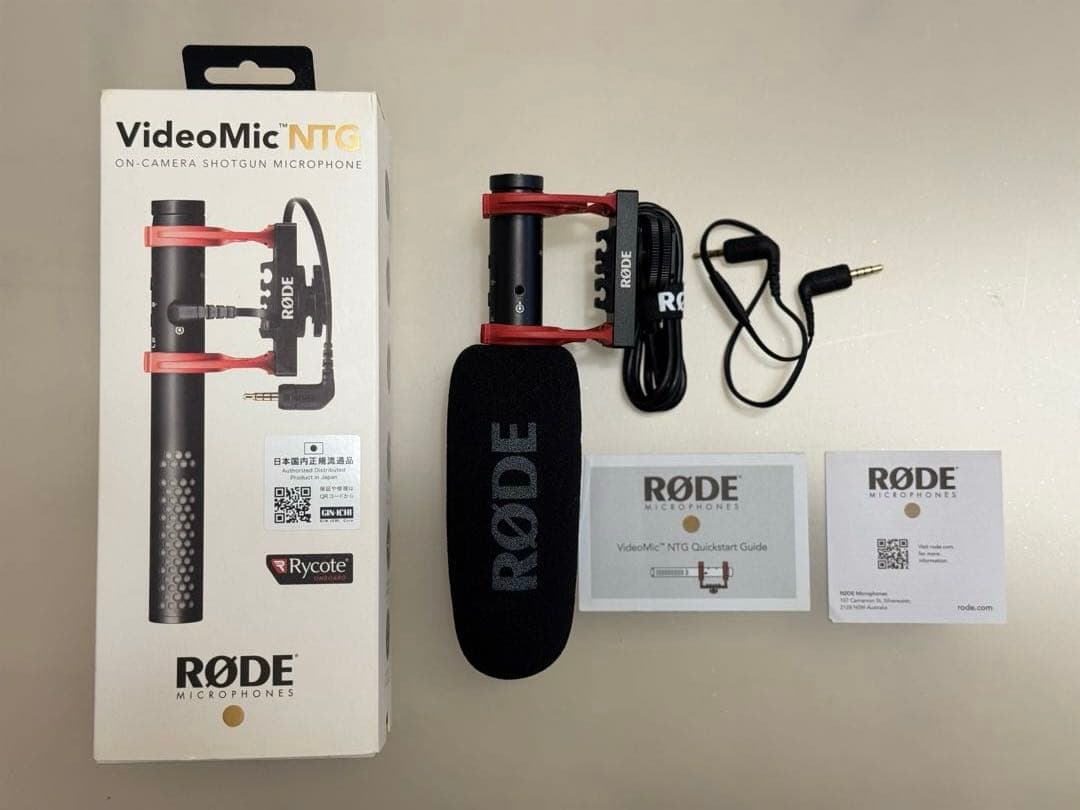 RØDE VideoMic NTG ショットガン型コンデンサーマイク