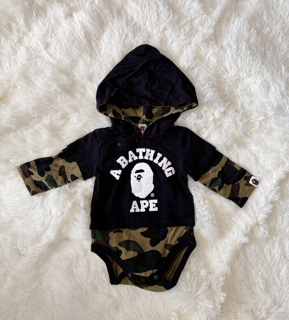 ♡A BATHING APE　ロンパース2枚セット♡