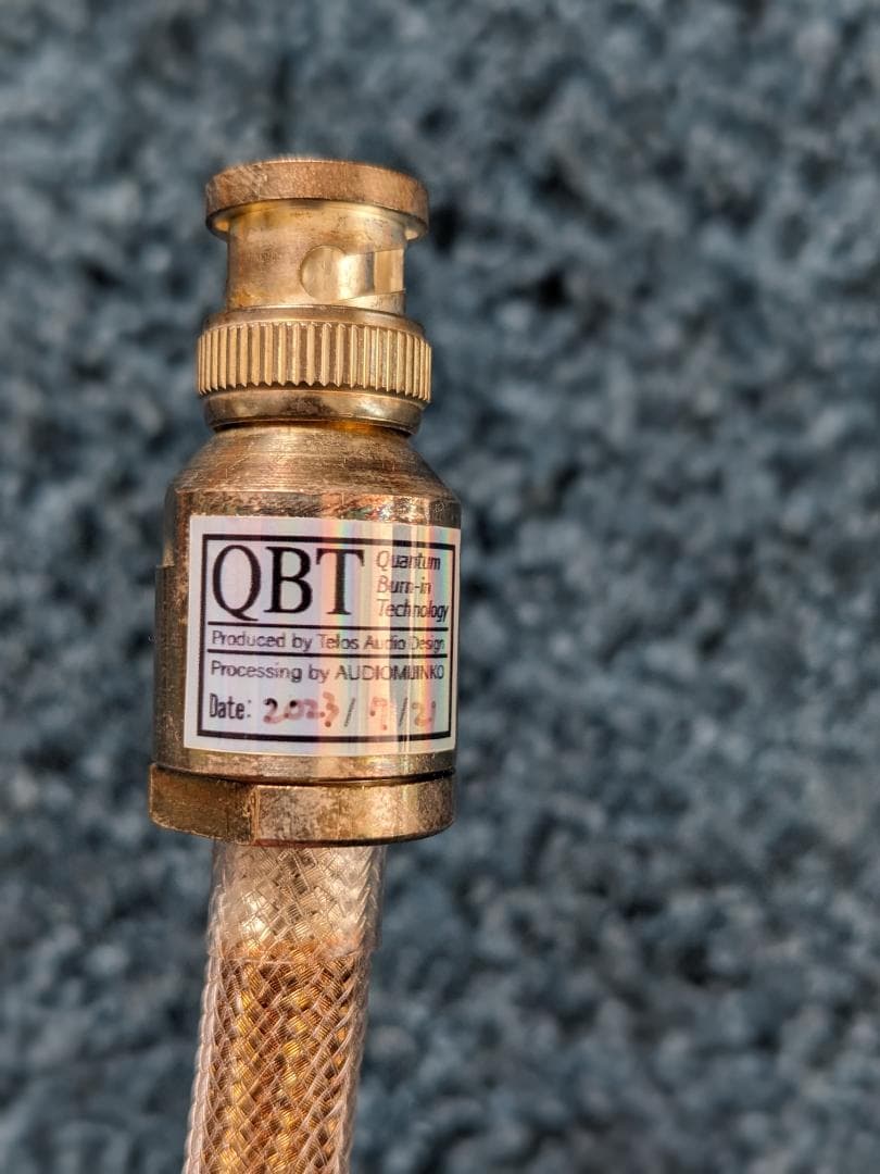 美品 オーディオみじんこ PULSAR50 50Ω同軸デジタルケーブル 60cm