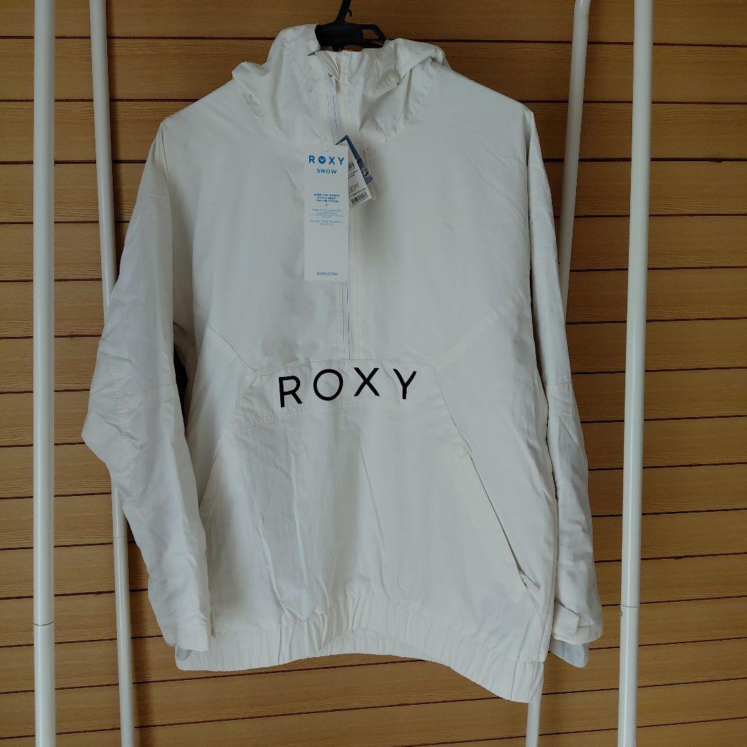 【新品未使用25-26最新】ROXY スノボウェア 白 Lプルオーバー(女性用)