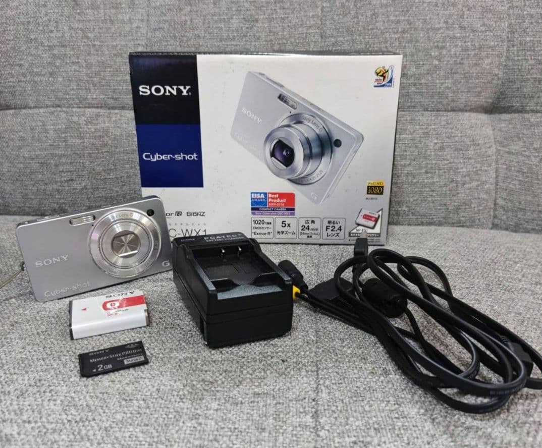 SONY Cyber-shot DSC-WX1 シルバー 動作確認済み