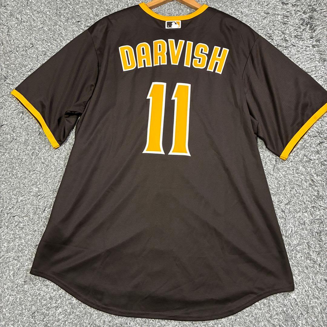 【未使用】ナイキ パドレス ダルビッシュ 有 #11 レプリカユニフォーム XL