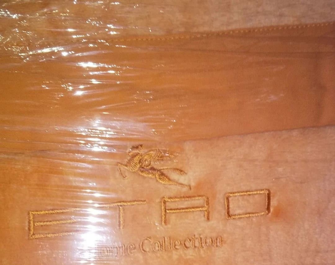 ETRO毛布 新品ギフト箱入り エトロ毛布 高級シール織り毛布