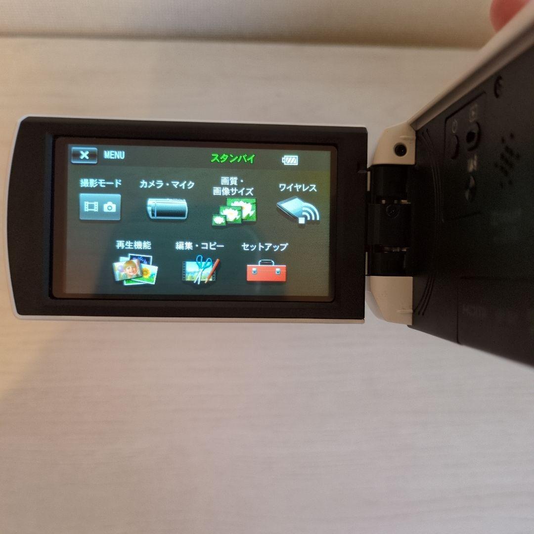 【美品】SONY HDR-CX680 ハンディカム ビデオカメラ ホワイト