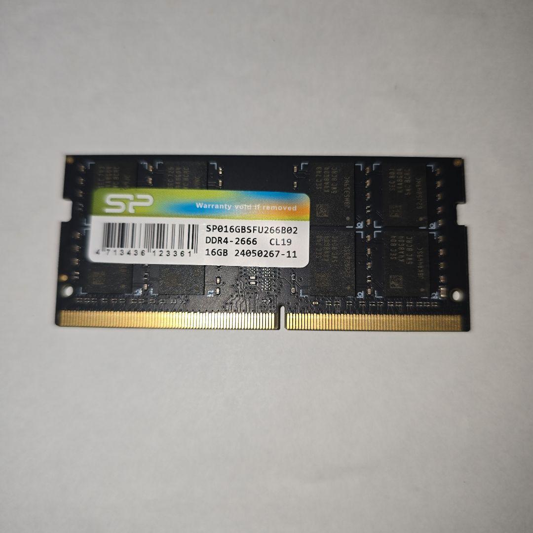 シリコンパワー 16GB DDR4 -2666 CL19 メモリ