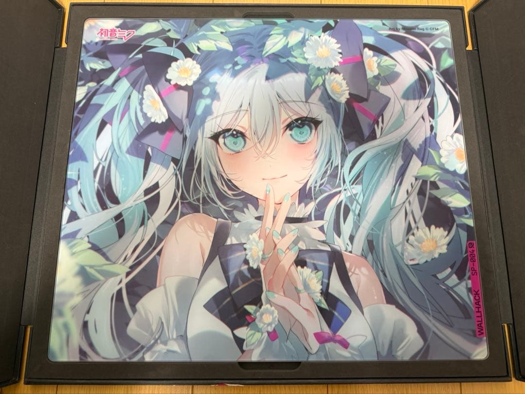 ガラスマウスパッド　WALLHACK SP-004 初音ミク　SkyPAD