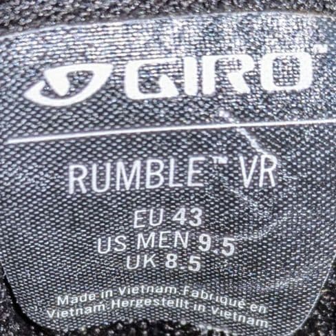 Giro Rumble VR SPDシューズ 27.0cmEU43 ジーロ