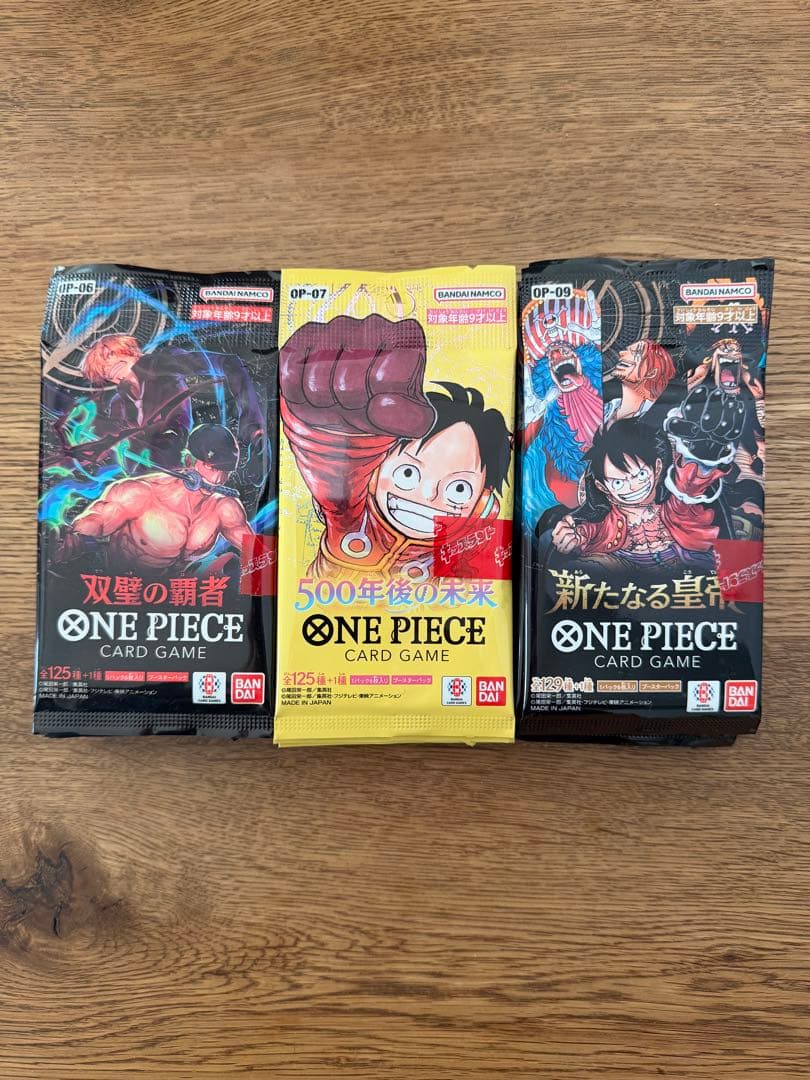 ワンピースカード　各10パック