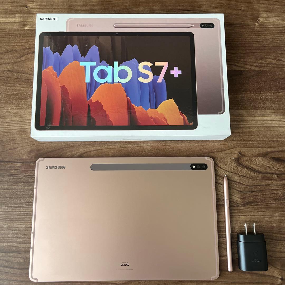 Samsung Galaxy Tab S7+ plus 本体一式+純正ケース