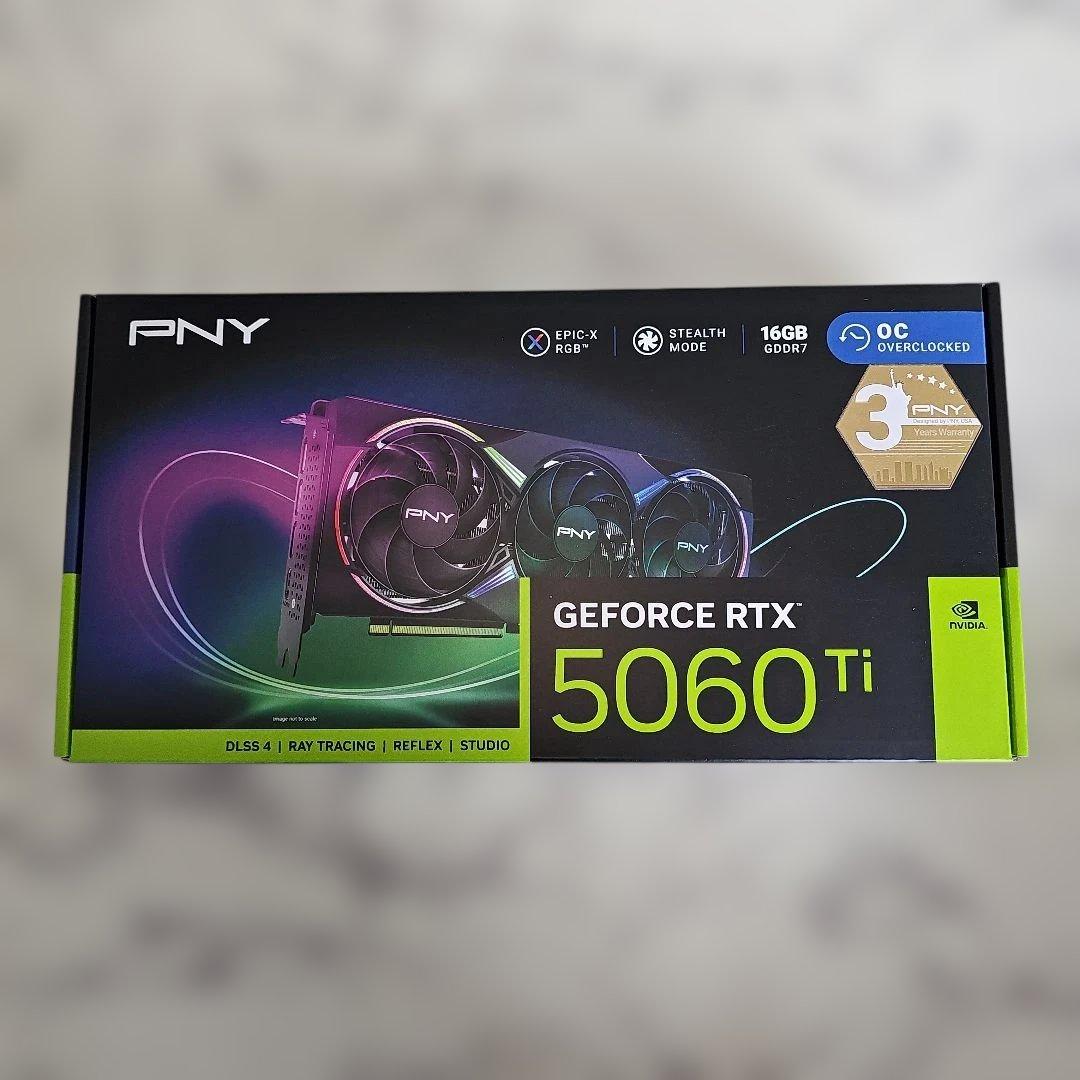 新品　PNY GeForce RTX 5060 Ti 16GB OC