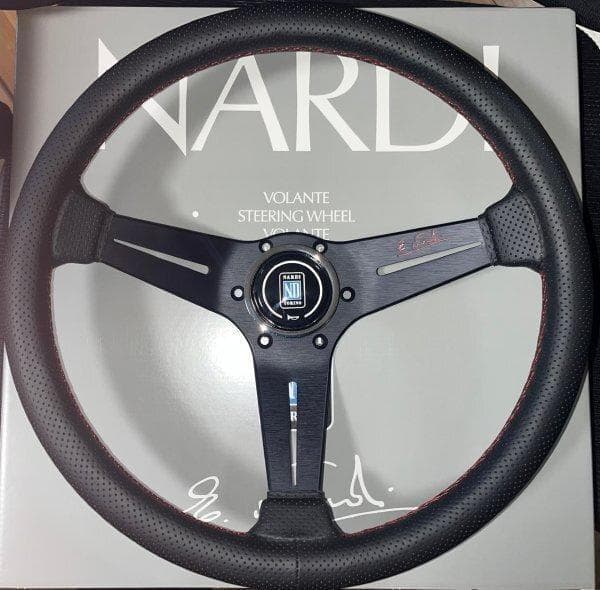 ★限定品　NARDIナルディ　N921　ラリー34　BK　Pレザー/BK