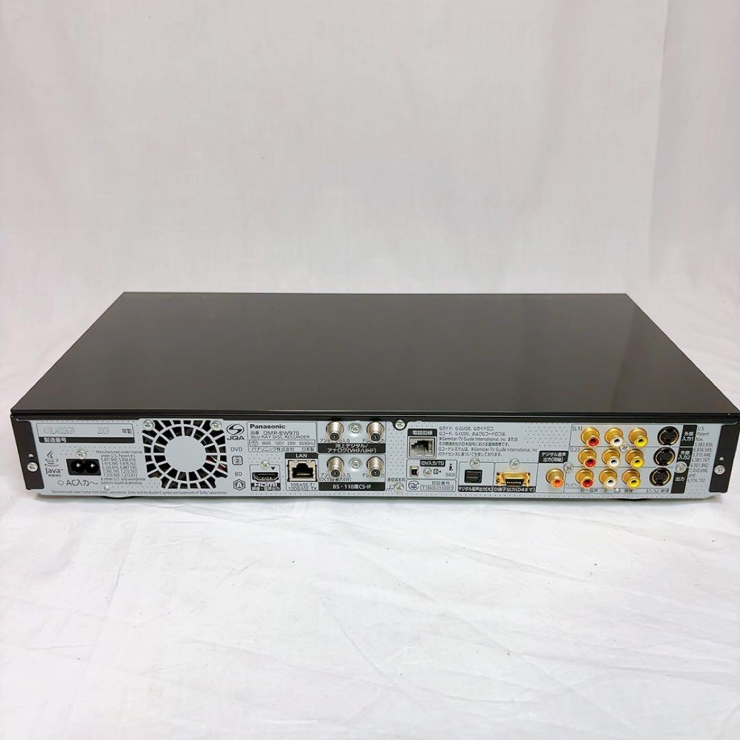 【極美品】Panasonic パナソニックブルーレイレコーダーDMR-BW970