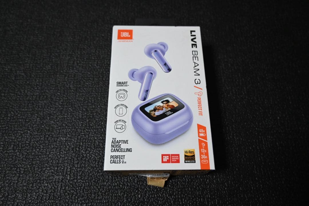 動作美品！　JBL LIVE BEAM 3 パープル