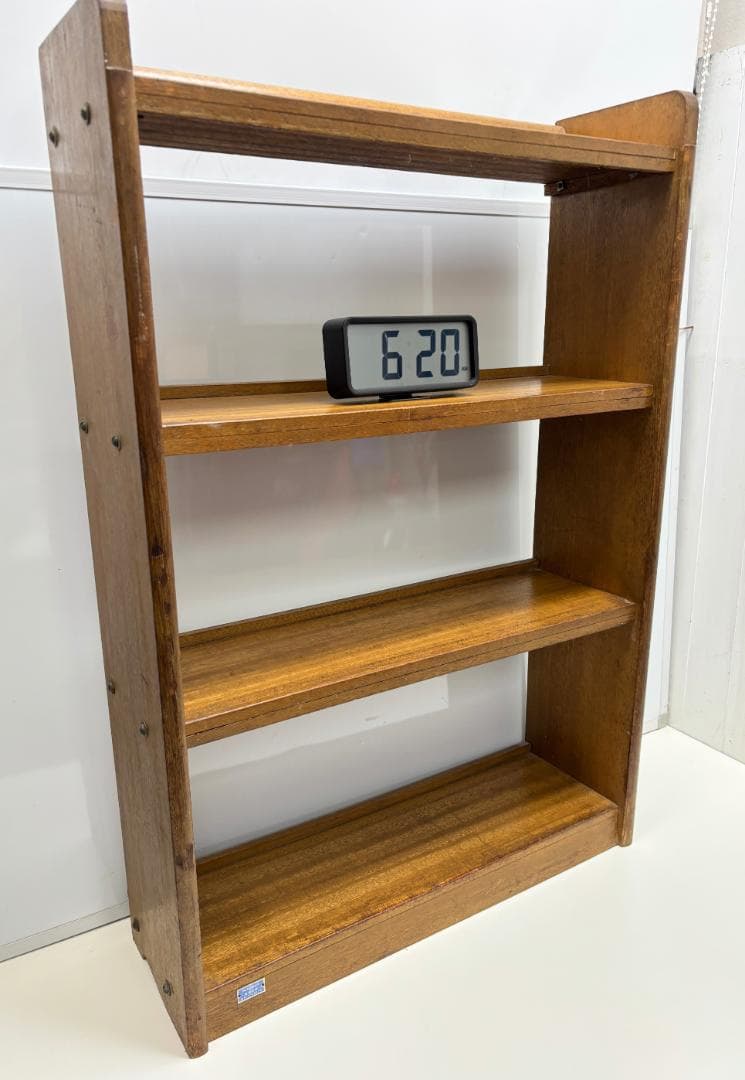 東京直接引取可★アンティークショップ　本棚　昭和レトロ　棚　みやこ