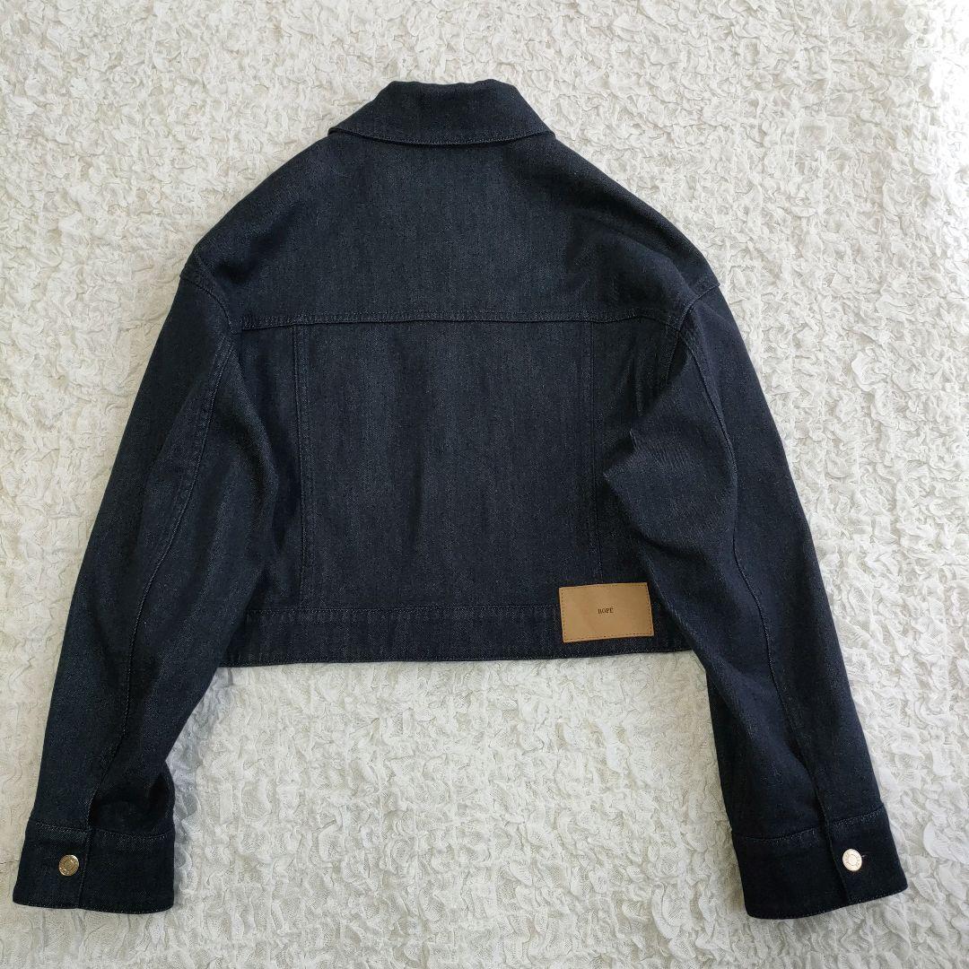 ロペ ROPE シルク混リアクティブデニムGジャン 洗濯機で洗える