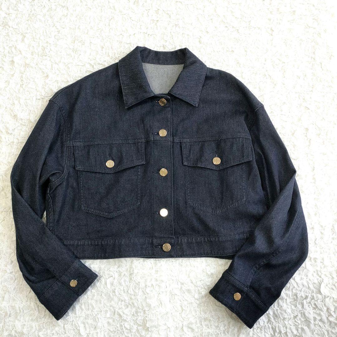 ロペ ROPE シルク混リアクティブデニムGジャン 洗濯機で洗える