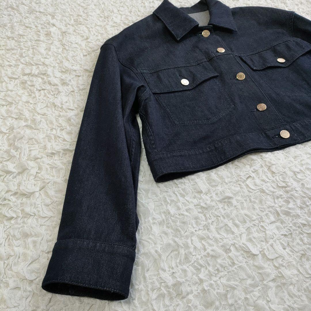 ロペ ROPE シルク混リアクティブデニムGジャン 洗濯機で洗える