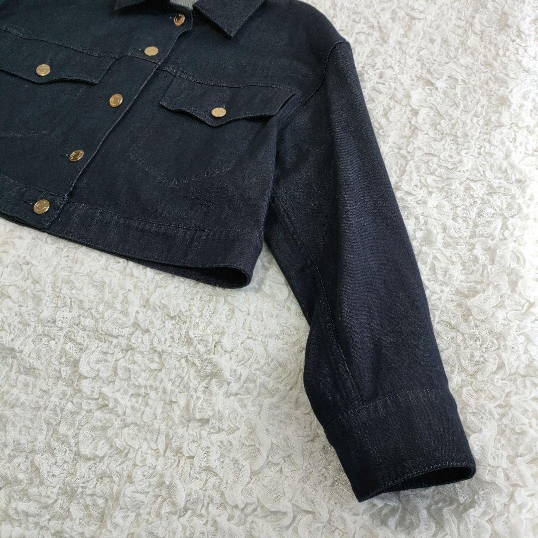 ロペ ROPE シルク混リアクティブデニムGジャン 洗濯機で洗える