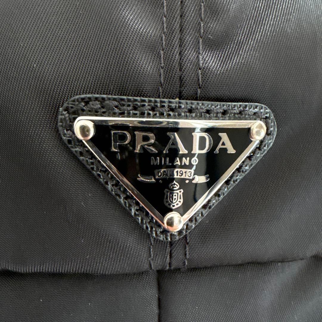 PRADA ブラック ナイロンキャスケット　M 未使用