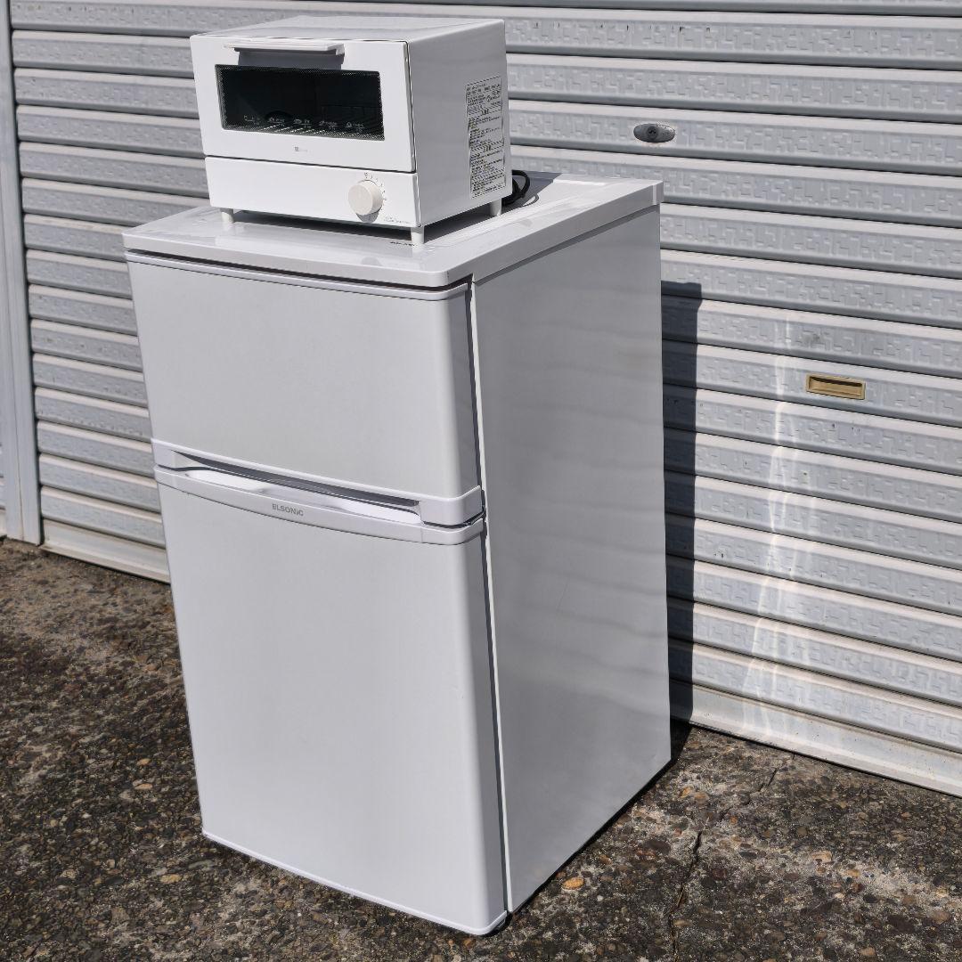 新生活 冷蔵庫 トースター 2点セット 除菌清掃済 綺麗 ELSONIC ニトリ