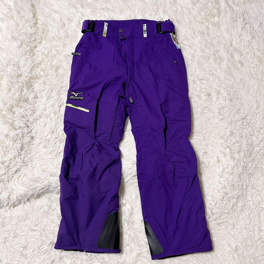 【美品】ミズノCREW 高機能ウェア スキーウェア上 XS 下 S