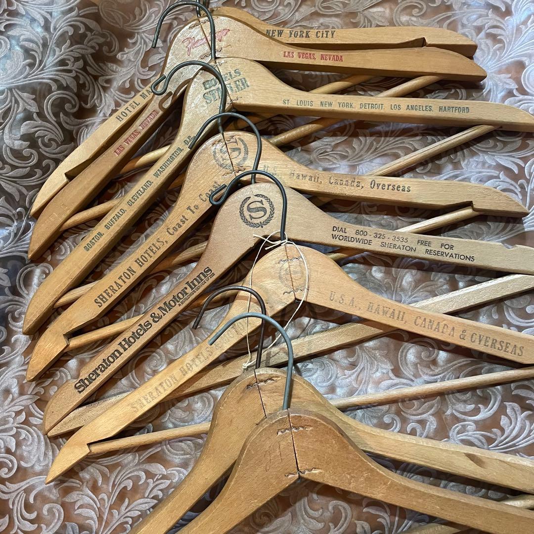 イッヌ様ご確認専用 ヴィンテージハンガー おまとめ8本