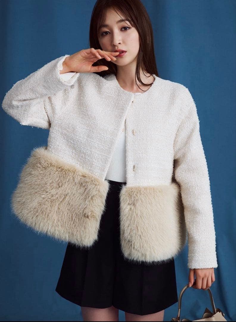 CELFORD　裾ファーブルゾン