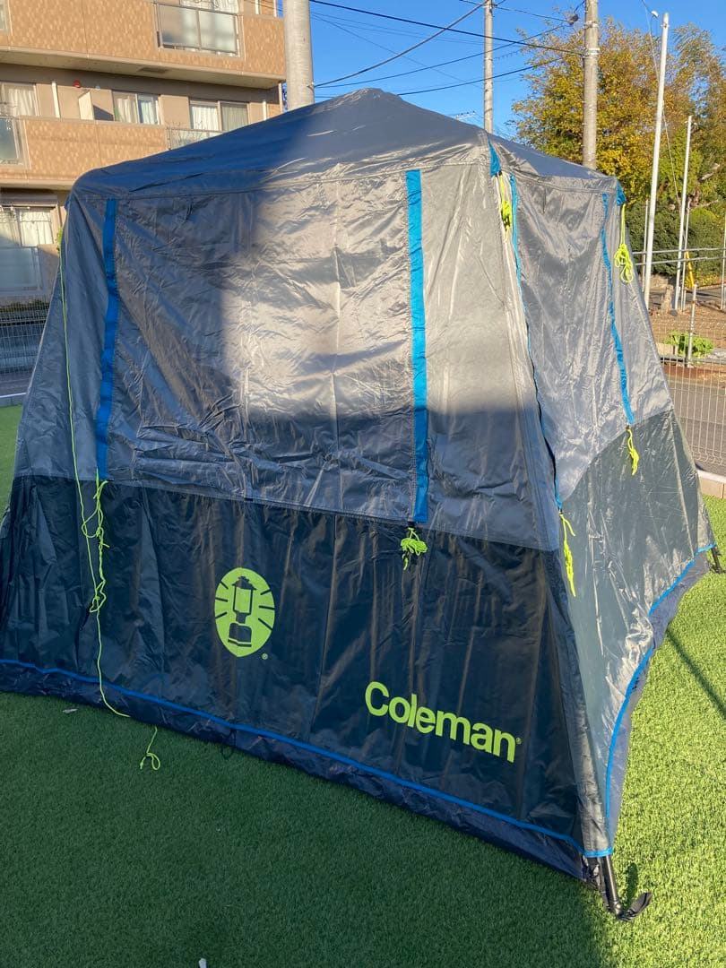 【海外モデル】Coleman 4人用テント（ライトグレー）【週末限定値下げ】