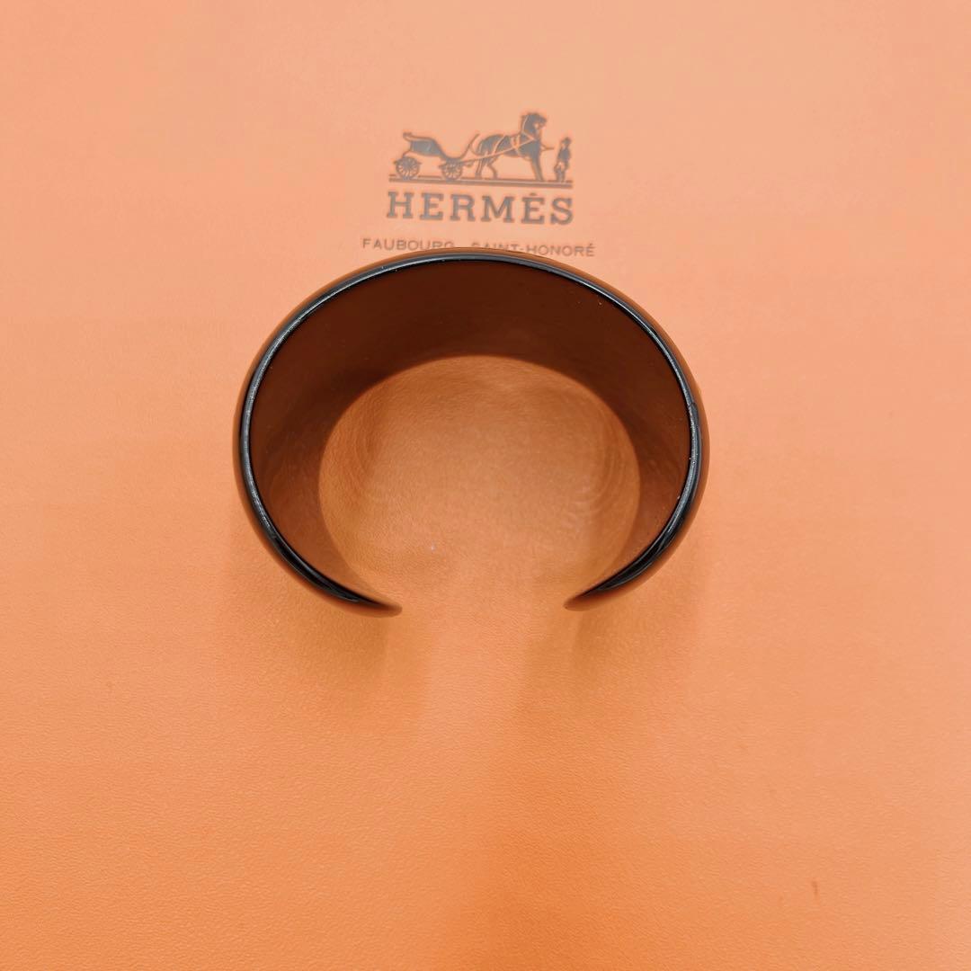 【未使用級極稀少】HERMES バッファローホーン バングル アヴァ HAVA