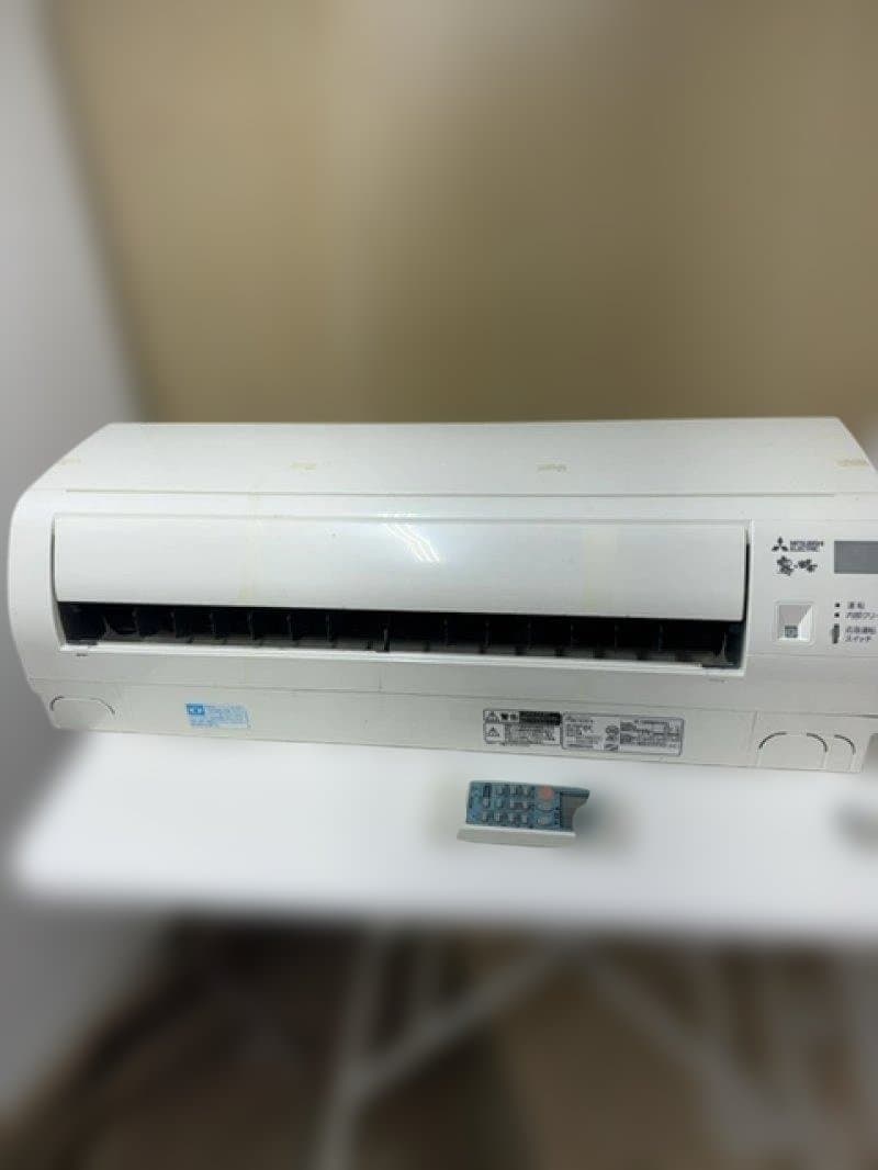 神奈川県内は無料工事、配送付き、室外機込み)三菱電機6畳 2016年式 保証あり