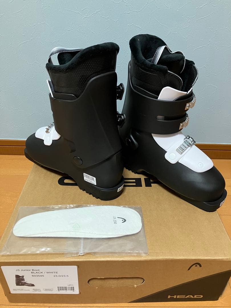 【新品】HEAD J3 Junior Boot BK/WH 23.0/23.5