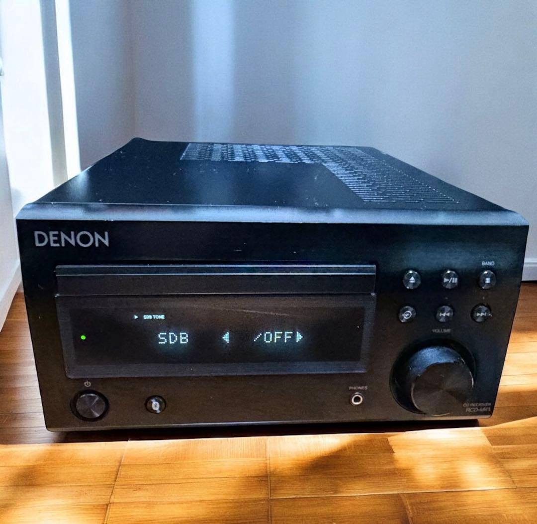 DENON デノン RCD-M41 CDレシーバー 2021年製 ブラック