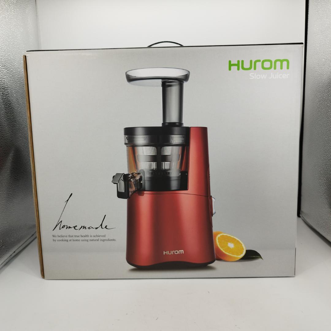 美品　Hurom　スロージューサー　H-AA-RBA17　ヒューロム　レッド