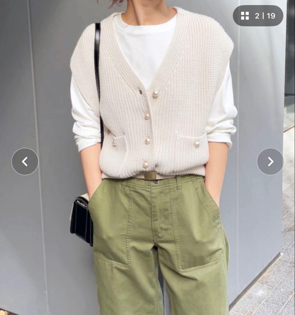 Spick and span パー ルニットベスト　2枚セット