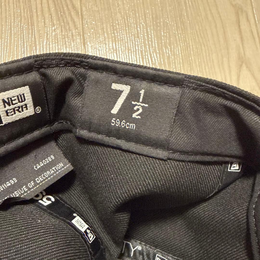 new era　Wacko Maria 黒キャップ 7 1/2