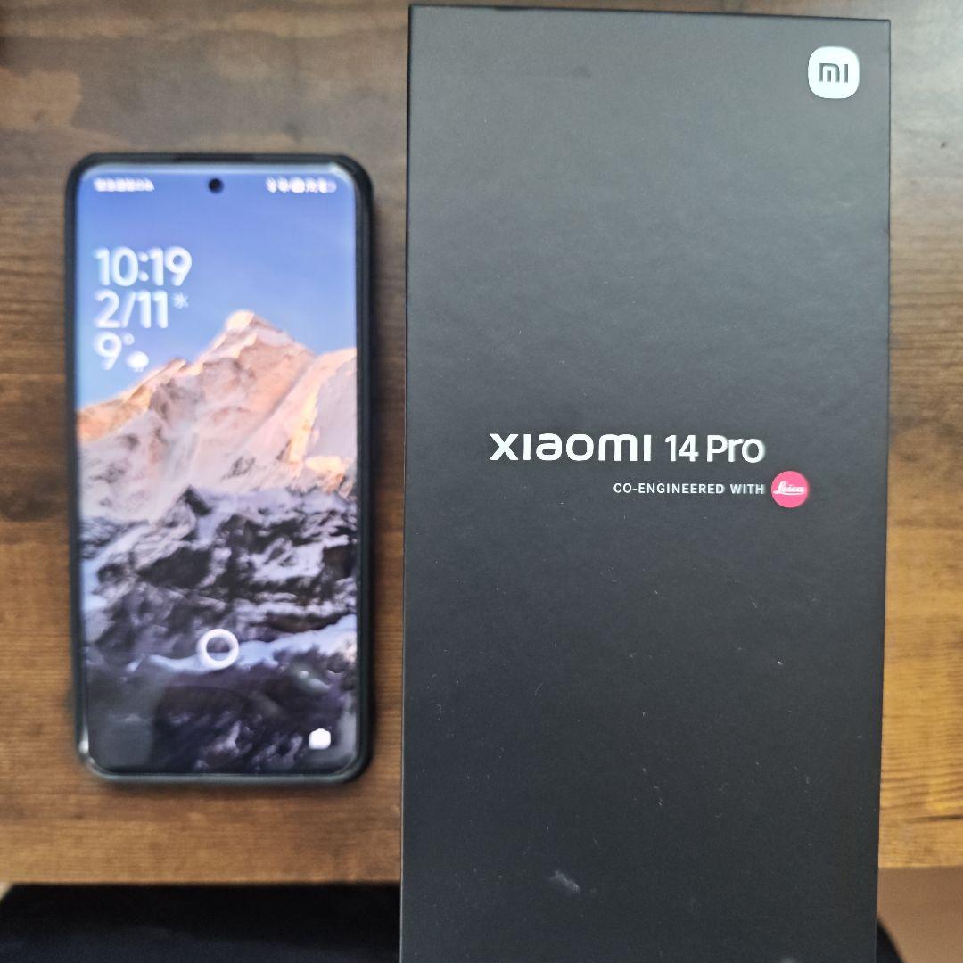 【希少BLU済】Xiaomi 14 Pro 黒 12GB