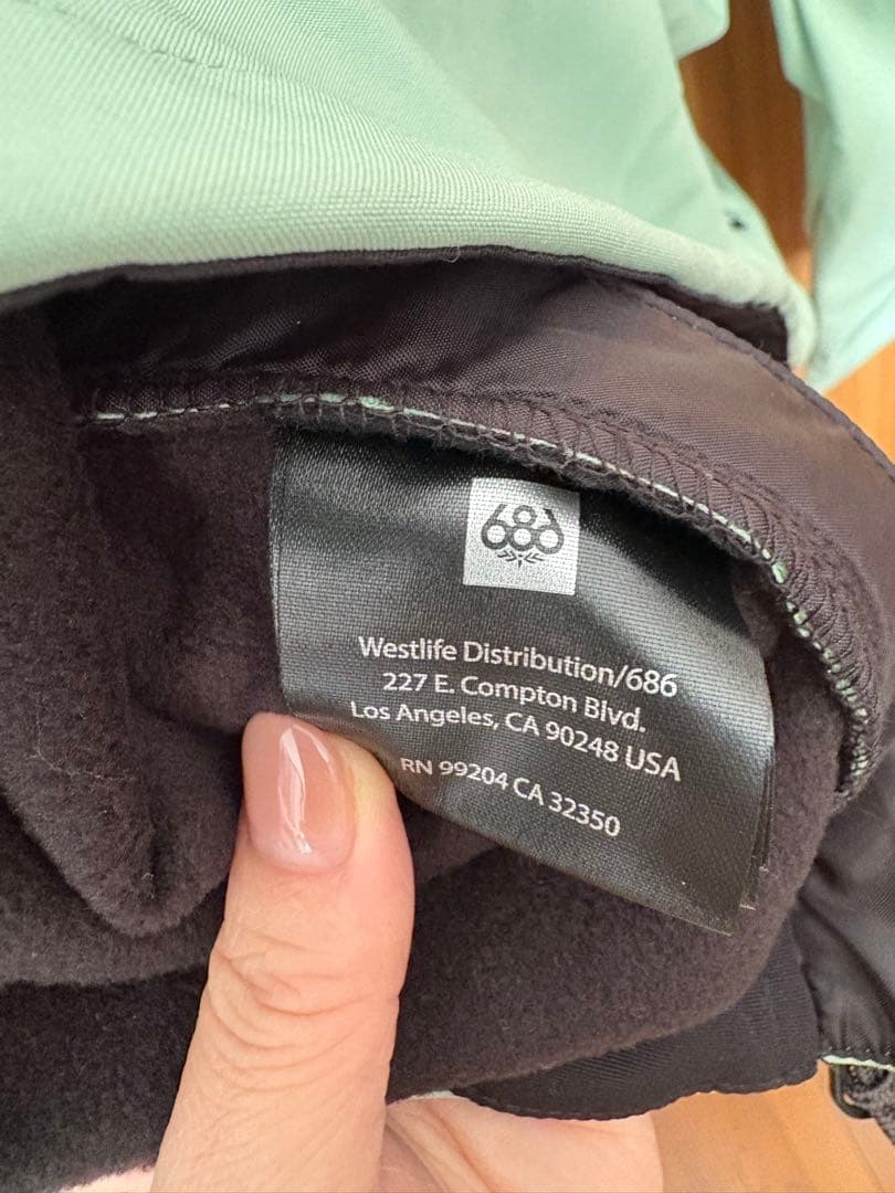 新品★686 スノーボードウェア ミントグリーン