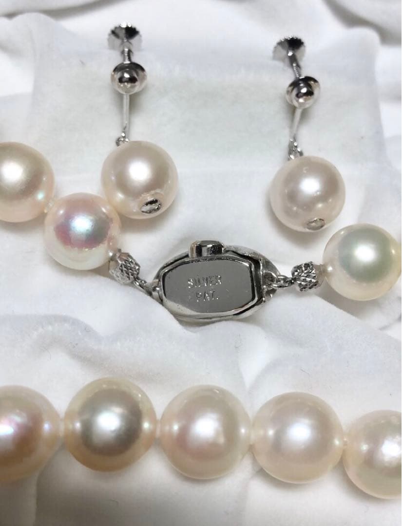 あこや (アコヤ)真珠　ネックレス　silver