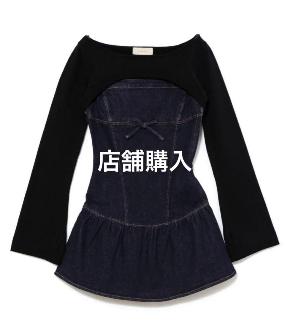 ワンピース ANDMARY Bonnie denim mini dress