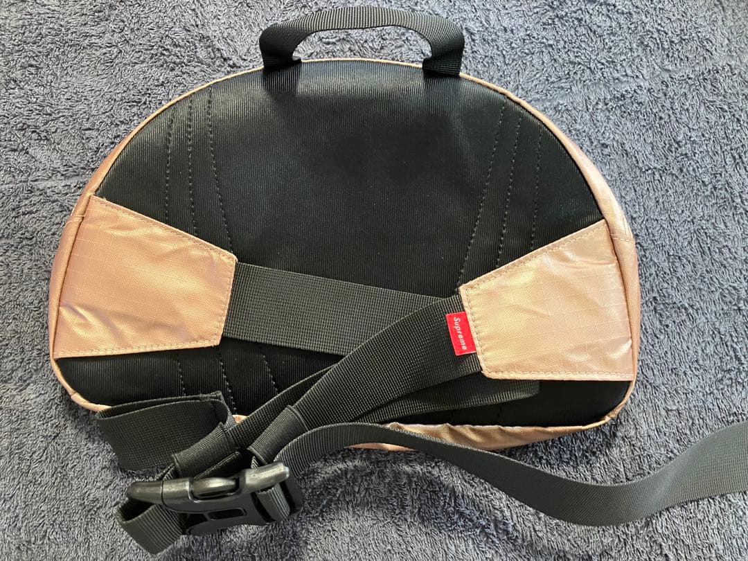 美品 THE NORTH FACE Supreme ボディバッグ ピンクゴールド