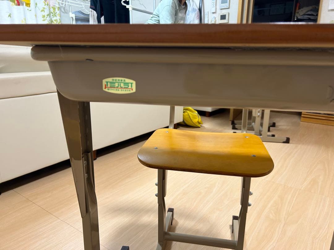 ミハラ学校用家具 勉強机椅子セット