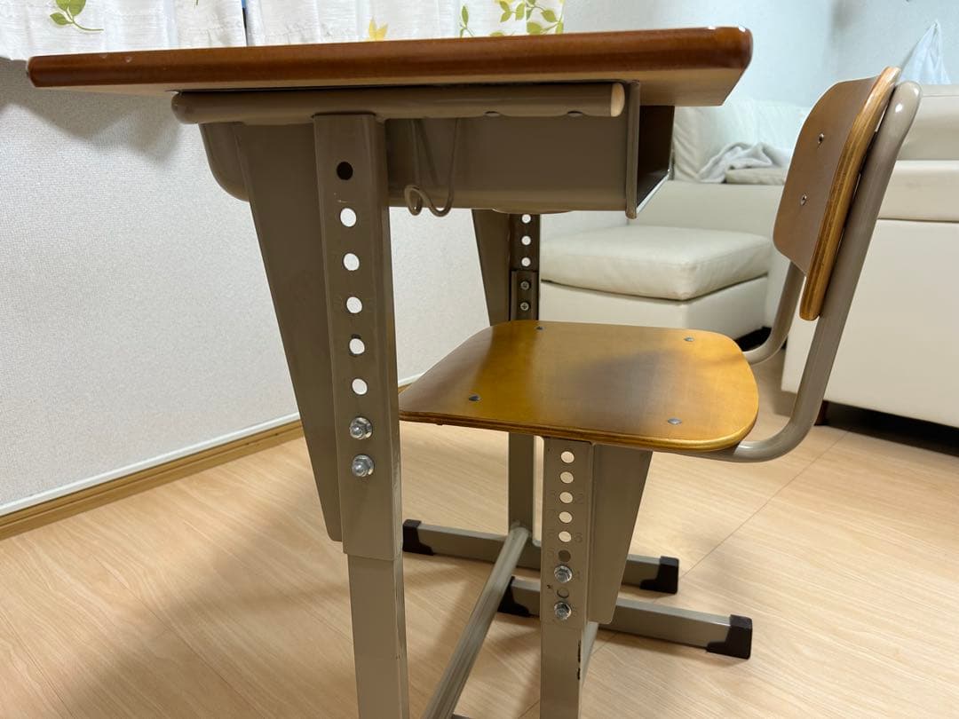 ミハラ学校用家具 勉強机椅子セット