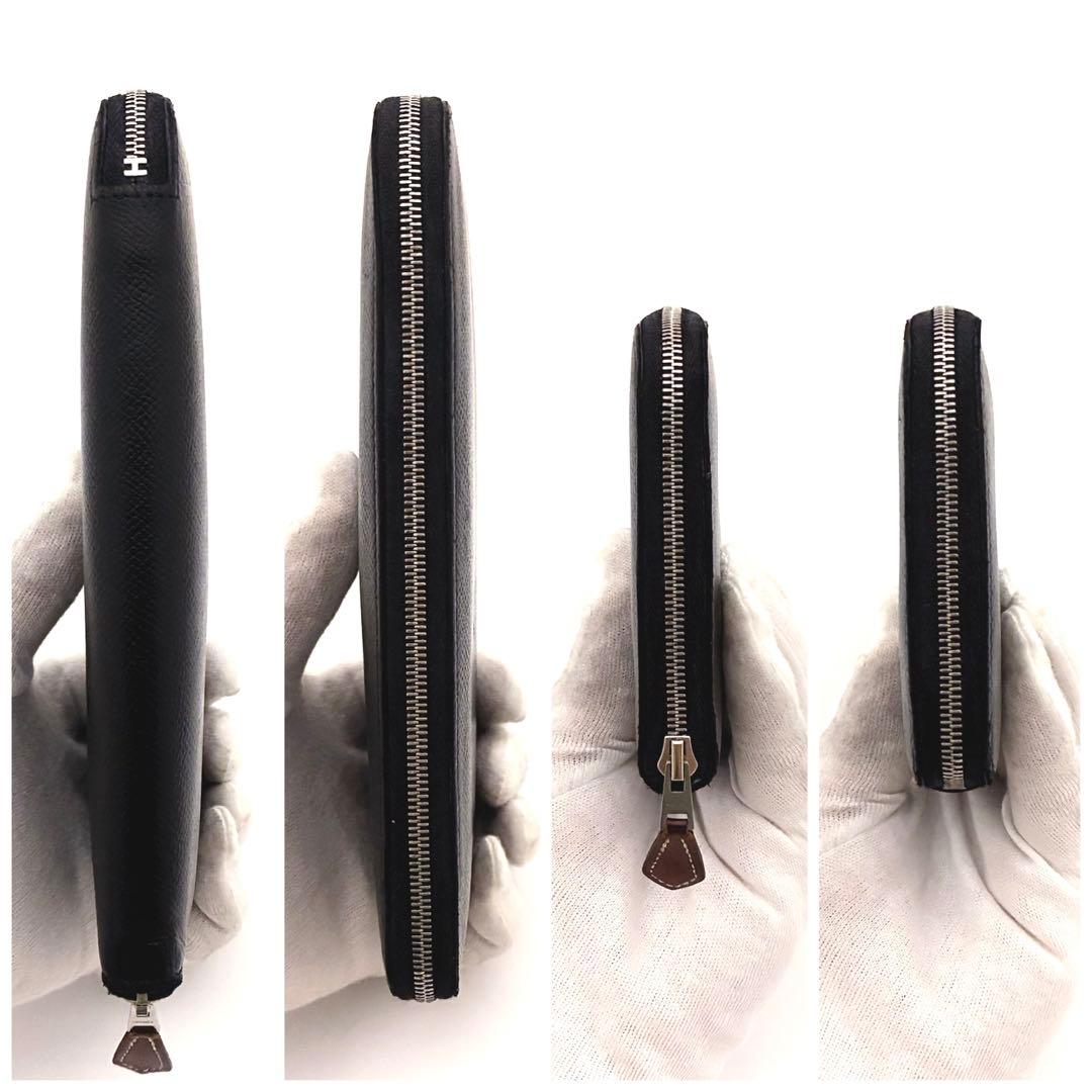 大特価✨赤字の為値下げ不可❣️HERMES長財布★アザップロング★シルク★ブラック